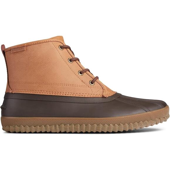 NWT Sperry Men's Breakwater Duck Boots Tan Brown Waterproof Leather Size 11 - Picture 2 of 6
